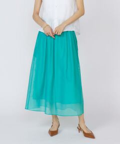 INED / イネド ミニ・ひざ丈スカート | 《大きいサイズ》シアースカート