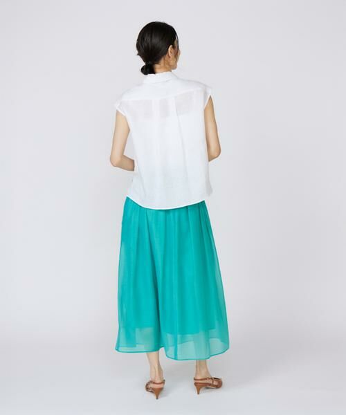 INED / イネド ミニ・ひざ丈スカート | 《大きいサイズ》シアースカート | 詳細4