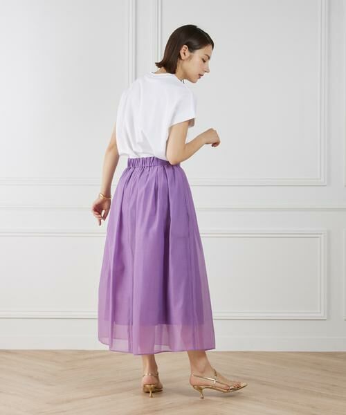 INED / イネド ミニ・ひざ丈スカート | 《大きいサイズ》シアースカート | 詳細25