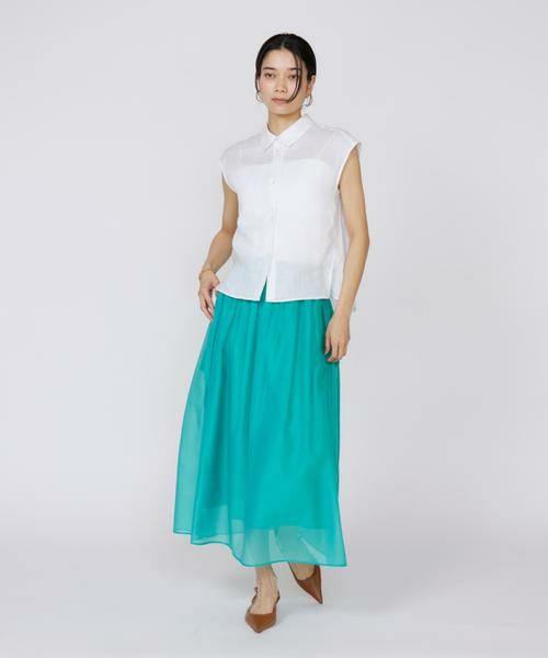 INED / イネド ミニ・ひざ丈スカート | 《大きいサイズ》シアースカート | 詳細17