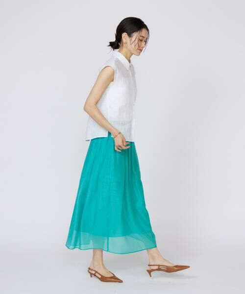 INED / イネド ミニ・ひざ丈スカート | 《大きいサイズ》シアースカート | 詳細18