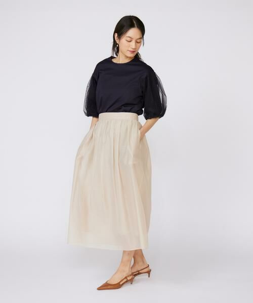 INED / イネド ミニ・ひざ丈スカート | 《大きいサイズ》シアースカート | 詳細22