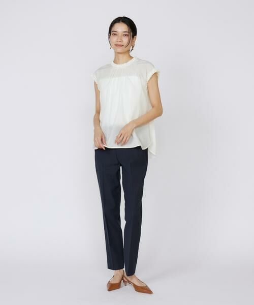 INED / イネド スラックス・ドレスパンツ | シェルタリングドライ美脚テーパードパンツ | 詳細9