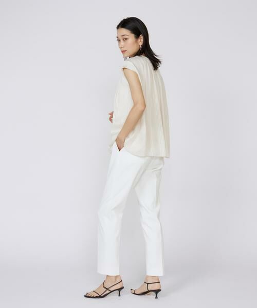 INED / イネド スラックス・ドレスパンツ | シェルタリングドライ美脚テーパードパンツ | 詳細18