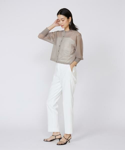 INED / イネド スラックス・ドレスパンツ | シェルタリングドライ美脚テーパードパンツ | 詳細21