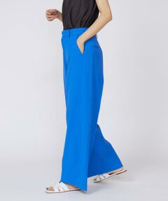 INED / イネド スラックス・ドレスパンツ | シェルタリングドライ美脚ワイドパンツ