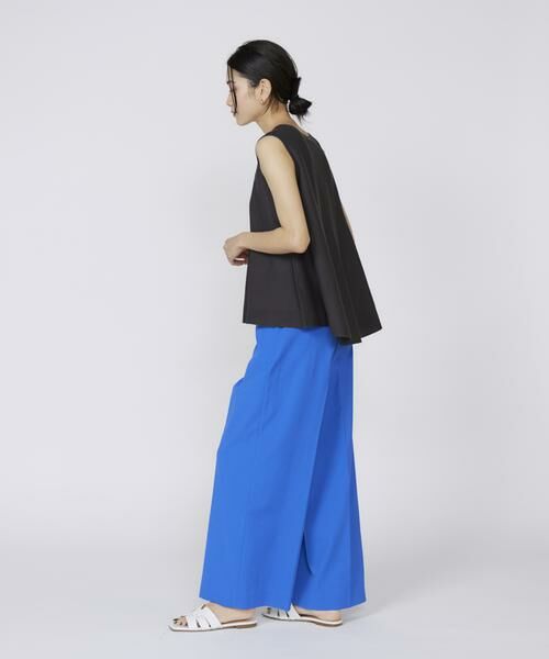 INED / イネド スラックス・ドレスパンツ | シェルタリングドライ美脚ワイドパンツ | 詳細3