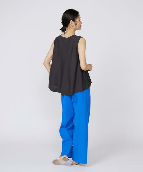 INED / イネド スラックス・ドレスパンツ | シェルタリングドライ美脚ワイドパンツ | 詳細4