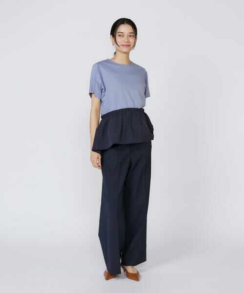 INED / イネド スラックス・ドレスパンツ | シェルタリングドライ美脚ワイドパンツ | 詳細8