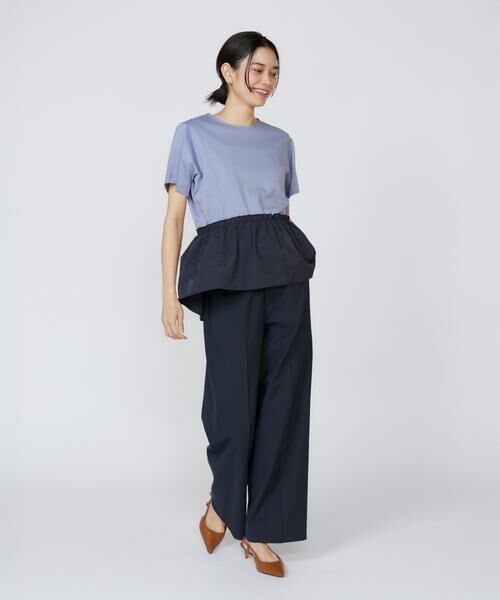 INED / イネド スラックス・ドレスパンツ | シェルタリングドライ美脚ワイドパンツ | 詳細9