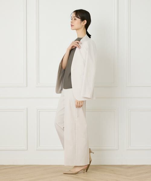 INED / イネド その他パンツ | 《大きいサイズ》綿麻セミワイドパンツ | 詳細24