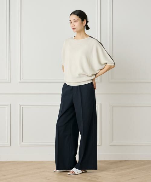 INED / イネド その他パンツ | 《大きいサイズ》綿麻セミワイドパンツ | 詳細26