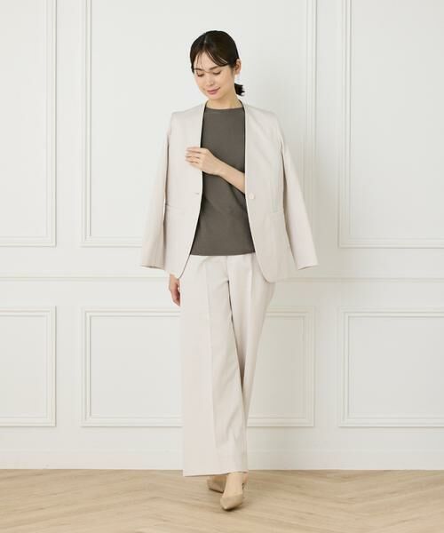 INED / イネド その他パンツ | 《大きいサイズ》綿麻セミワイドパンツ | 詳細22