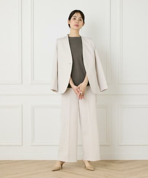 INED / イネド その他パンツ | 《大きいサイズ》綿麻セミワイドパンツ | 詳細23