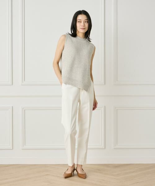 INED / イネド ベスト | アシンメトリープルオーバーニット | 詳細3