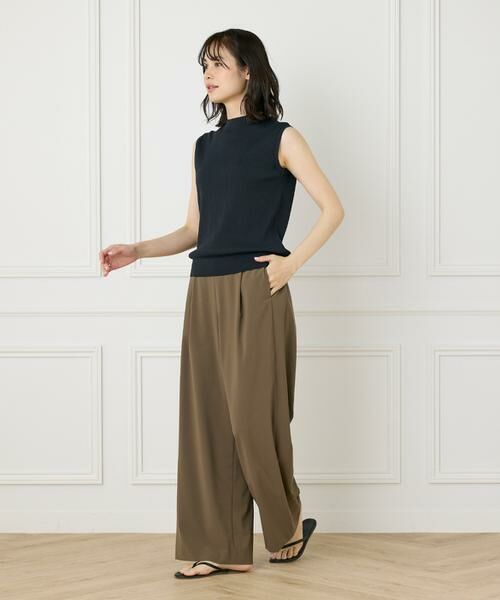 INED / イネド ベスト | ノースリーブワイドリブニット | 詳細14