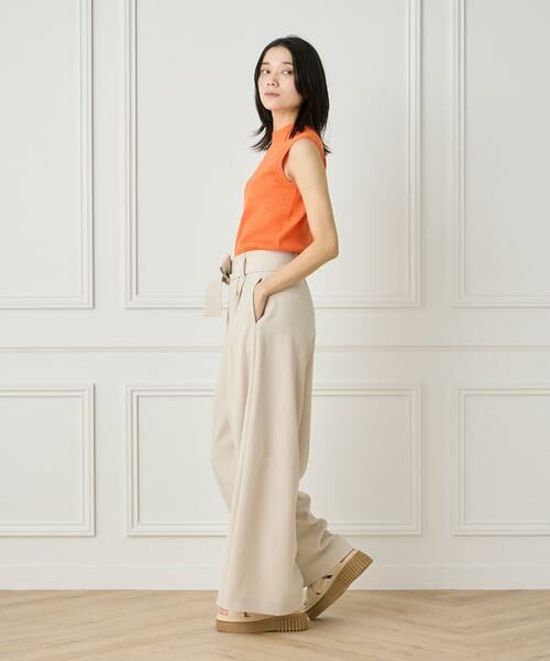 INED / イネド ベスト | ノースリーブワイドリブニット | 詳細11