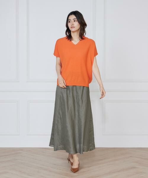 INED / イネド ニット・セーター | 《WEB限定》鹿の子編みVネックサマーニット《Cuoo》 | 詳細11