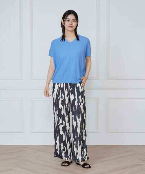 INED / イネド ニット・セーター | 《WEB限定》鹿の子編みVネックサマーニット《Cuoo》 | 詳細2