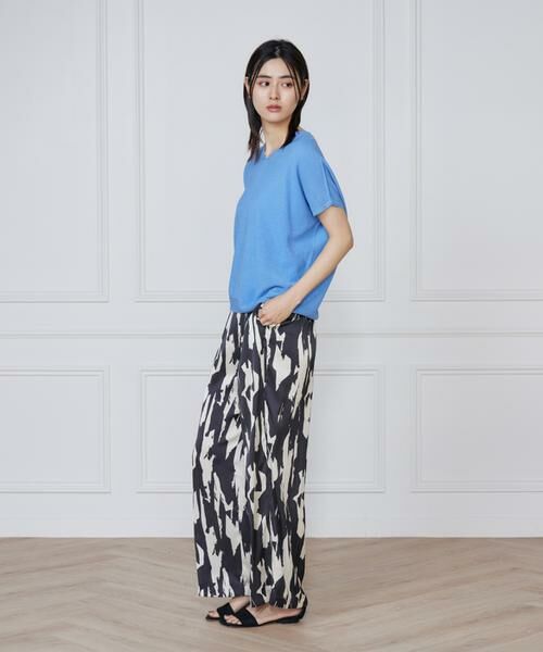 INED / イネド ニット・セーター | 《WEB限定》鹿の子編みVネックサマーニット《Cuoo》 | 詳細3