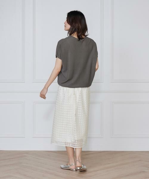 INED / イネド ニット・セーター | 《WEB限定》鹿の子編みVネックサマーニット《Cuoo》 | 詳細7