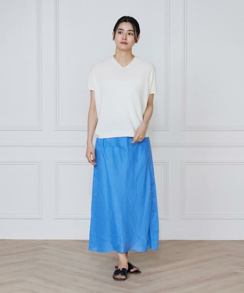 INED / イネド ニット・セーター | 《WEB限定》鹿の子編みVネックサマーニット《Cuoo》 | 詳細8