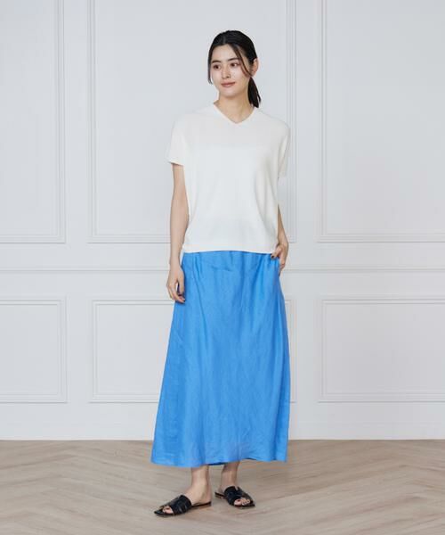 INED / イネド ニット・セーター | 《WEB限定》鹿の子編みVネックサマーニット《Cuoo》 | 詳細9