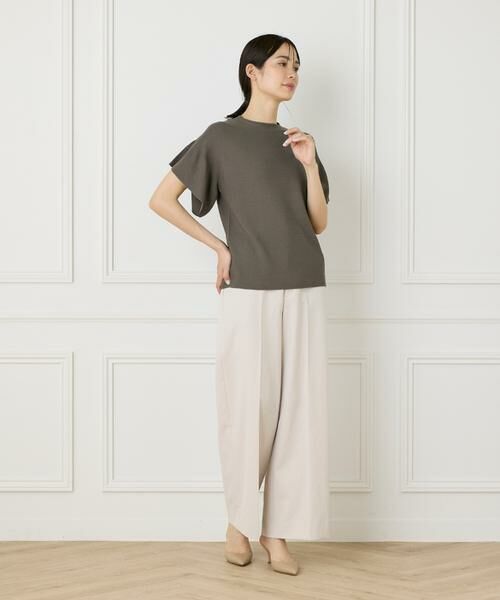 INED / イネド ニット・セーター | 《WEB限定》ガーター編みフレアスリーブサマーニット《Cuoo》 | 詳細11