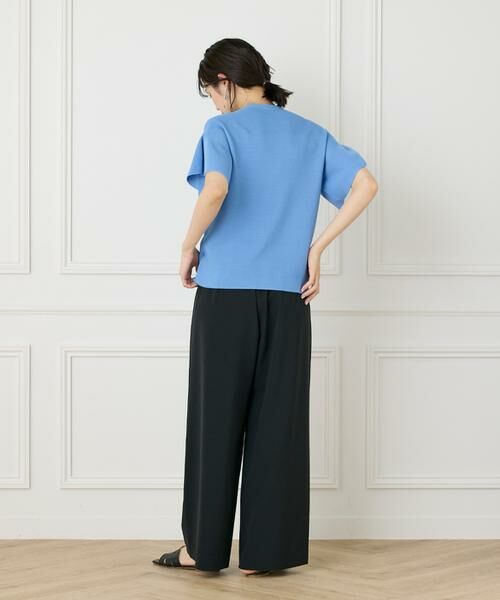 INED / イネド ニット・セーター | 《WEB限定》ガーター編みフレアスリーブサマーニット《Cuoo》 | 詳細4