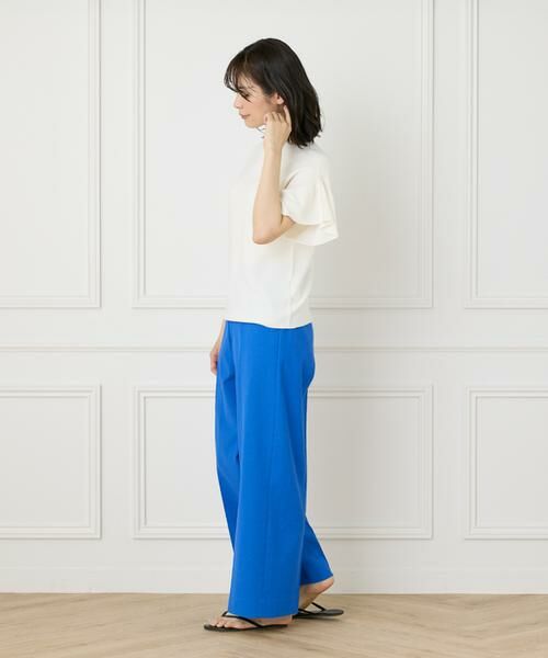 INED / イネド ニット・セーター | 《WEB限定》ガーター編みフレアスリーブサマーニット《Cuoo》 | 詳細7