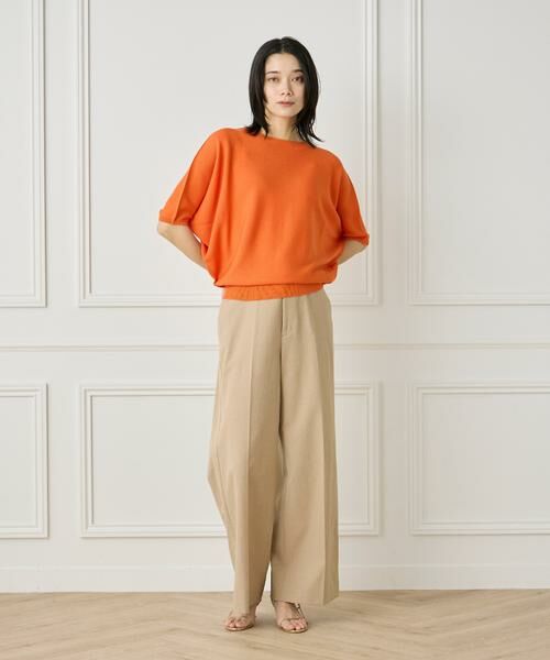 INED / イネド ニット・セーター | 《大きいサイズ》5分袖ドルマンスリーブニット《Cuoo》 | 詳細27