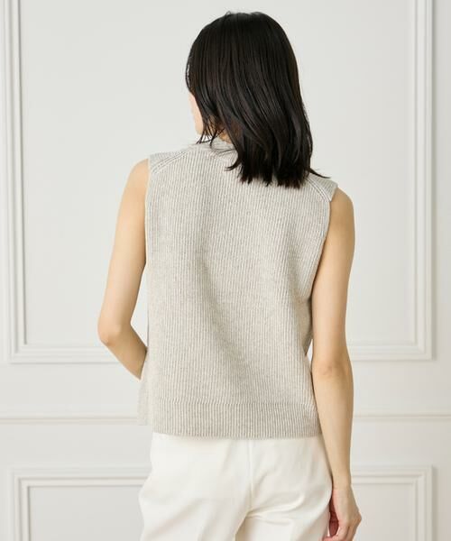 INED / イネド ベスト | 《大きいサイズ》アシンメトリープルオーバーニット | 詳細11