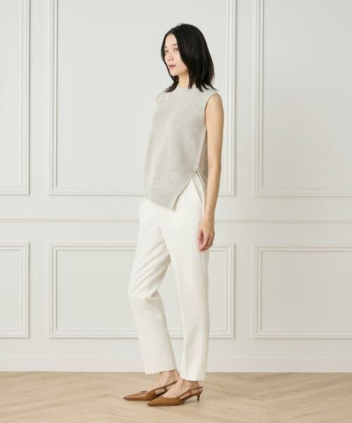 INED / イネド ベスト | 《大きいサイズ》アシンメトリープルオーバーニット | 詳細4