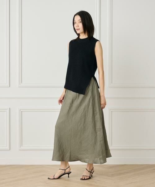 INED / イネド ベスト | 《大きいサイズ》アシンメトリープルオーバーニット | 詳細8