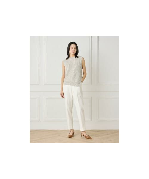 INED / イネド ベスト | 《大きいサイズ》アシンメトリープルオーバーニット | 詳細13