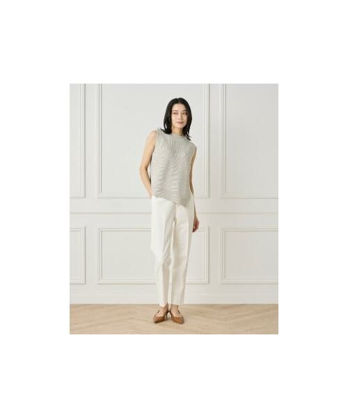 INED / イネド ベスト | 《大きいサイズ》アシンメトリープルオーバーニット | 詳細14