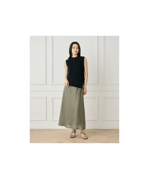 INED / イネド ベスト | 《大きいサイズ》アシンメトリープルオーバーニット | 詳細17