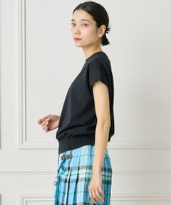 INED / イネド ニット・セーター | 《大きいサイズ》フレンチスリーブニットプルオーバー