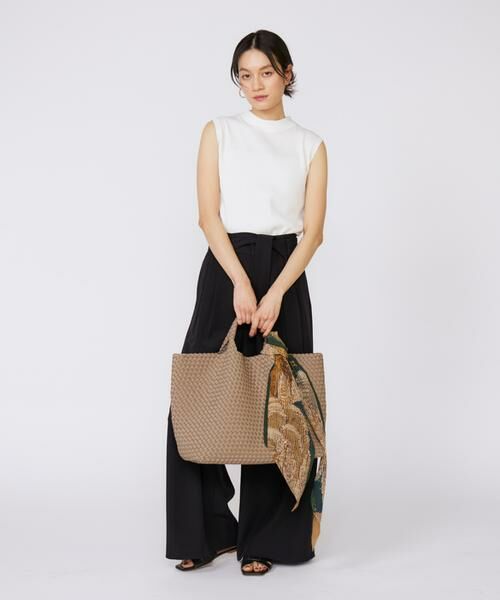 INED / イネド ベスト | 《大きいサイズ》ノースリーブワイドリブニット | 詳細6