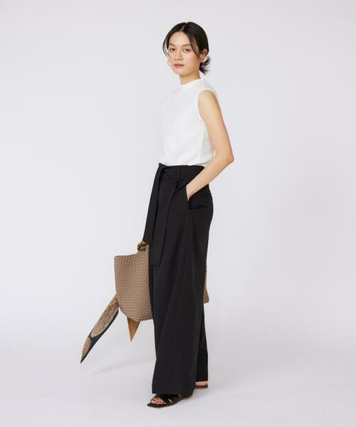 INED / イネド ベスト | 《大きいサイズ》ノースリーブワイドリブニット | 詳細8