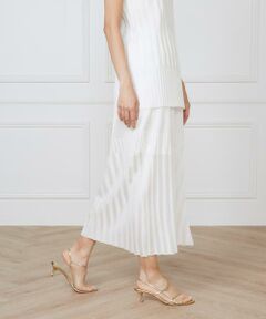 INED / イネド ミニ・ひざ丈スカート | シャイニーヤーンスカート《la veille by SUPERIOR CLOSET》