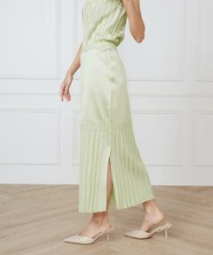 INED / イネド ミニ・ひざ丈スカート | シャイニーヤーンスカート《la veille by SUPERIOR CLOSET》