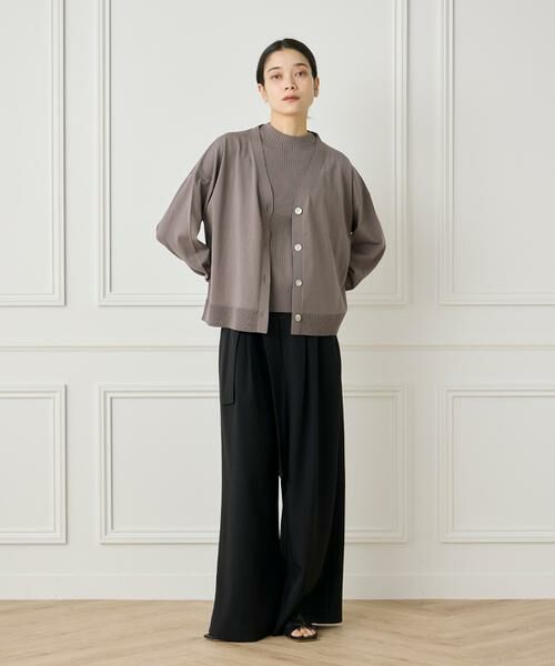 INED / イネド カーディガン・ボレロ | Vネックカーディガン | 詳細9