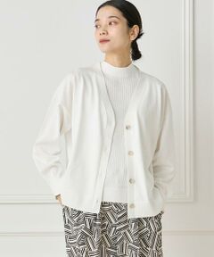 INED / イネド カーディガン・ボレロ | 《大きいサイズ》Vネックカーディガン