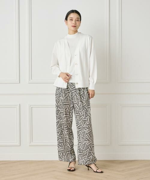 INED / イネド カーディガン・ボレロ | 《大きいサイズ》Vネックカーディガン | 詳細2