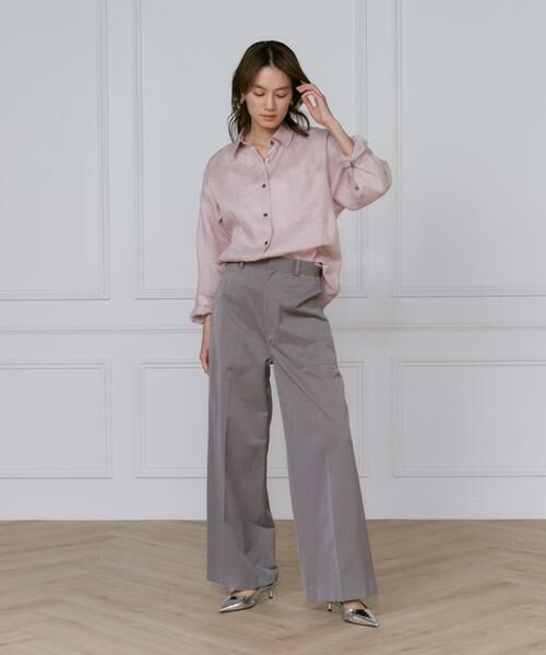 INED / イネド シャツ・ブラウス | リネンレギュラーカラーシャツ | 詳細13