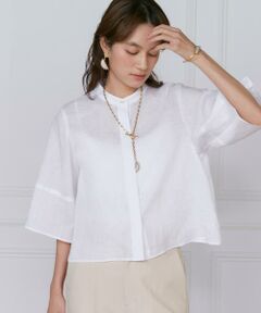 INED / イネド シャツ・ブラウス | リネンコクーンスリーブブラウス