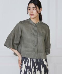 INED / イネド シャツ・ブラウス | リネンコクーンスリーブブラウス