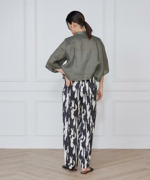 INED / イネド シャツ・ブラウス | リネンコクーンスリーブブラウス | 詳細13
