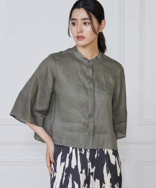 INED｜リネンコクーンスリーブブラウス | Rakuten Fashion(楽天